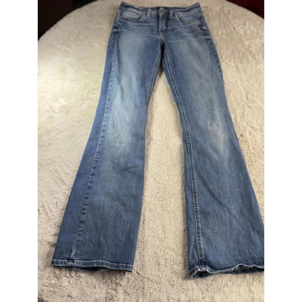 Silver Jean "Suki‎ Bootcut " Blue, Button Closure Size 26